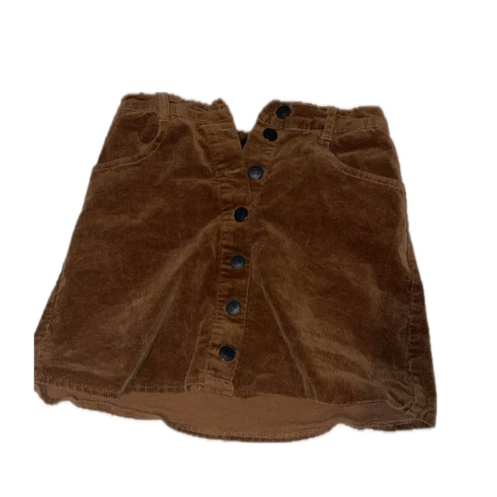 brown corduroy brandy melville skirt
